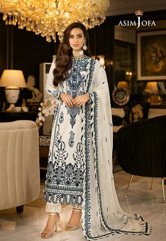 AJ-23 EMBROIDERED CHIFFON 3 PCS